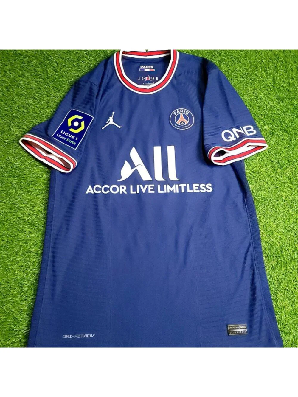 Messi Paris Saint Germain PSG Jordan 2021 2022 DEBUT PLAYER ISSUE Soccer Jersey